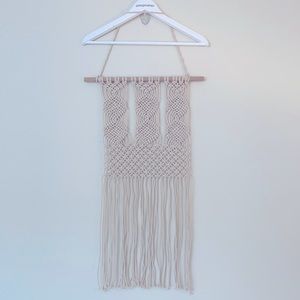 Macrame Hanging Wall Art Natural One Size